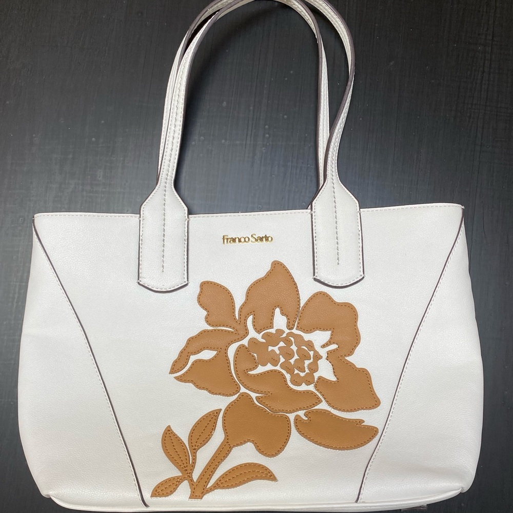 Franco Sarto Elegant White Purse